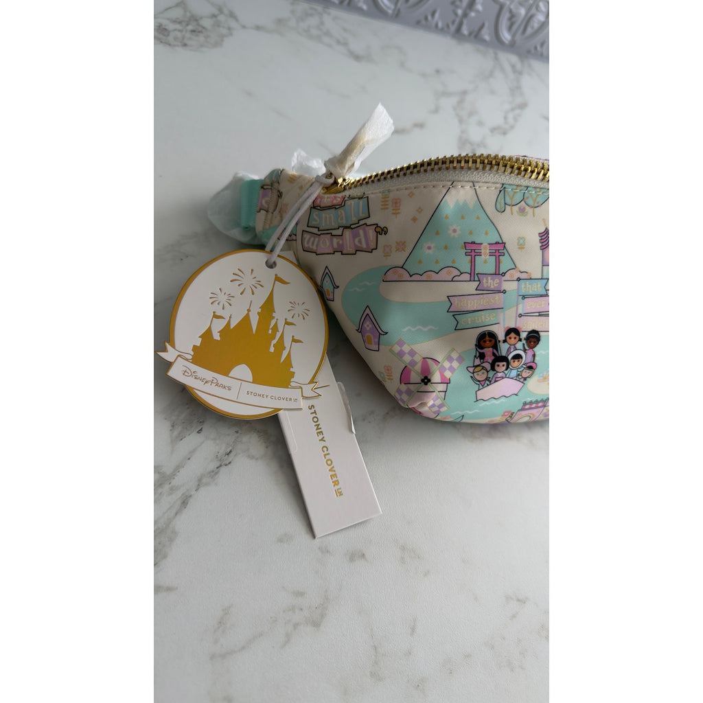NWT Disney Parks Stoney Clover Lane It’s A Small World Belt Bag Fanny Pack