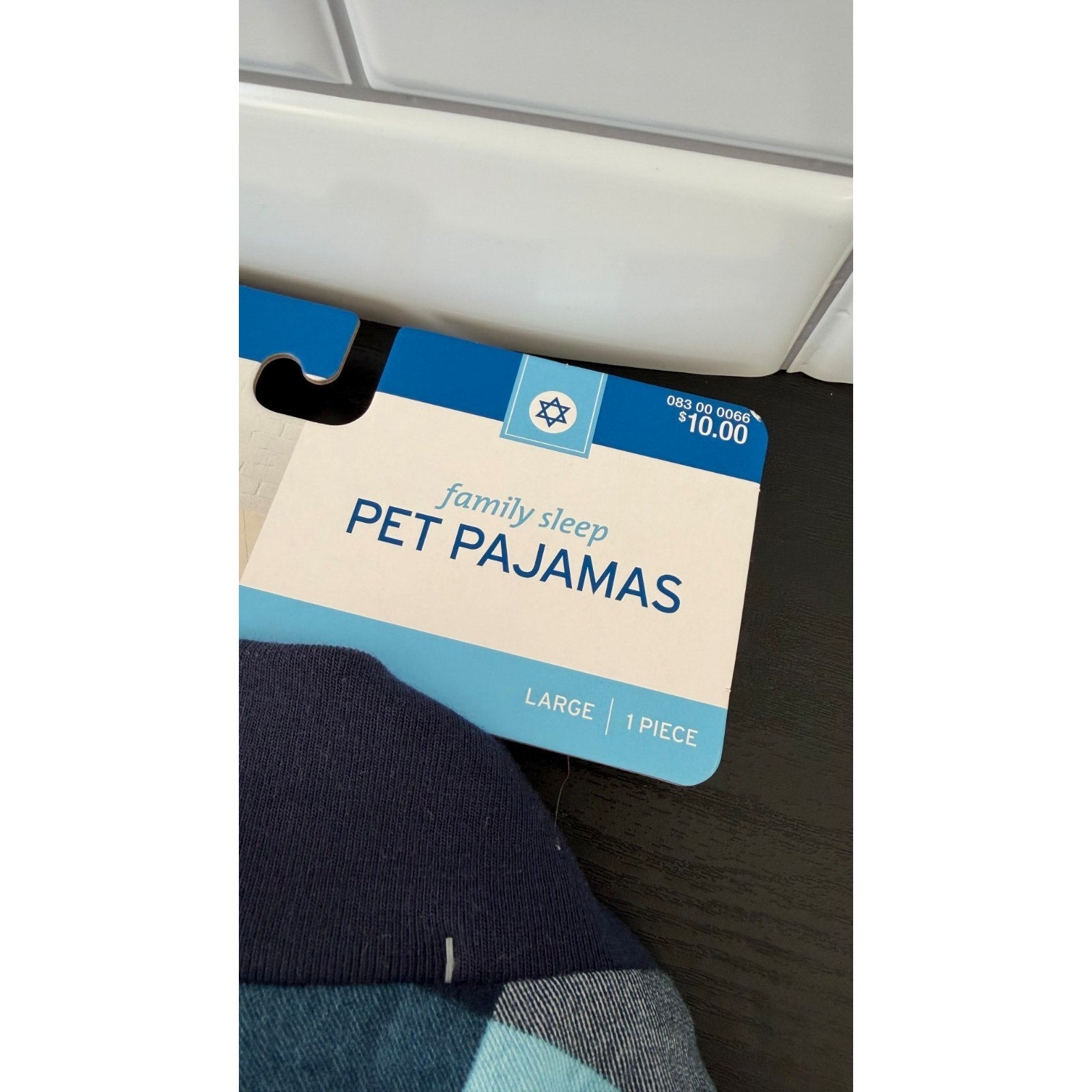 NEW Pet Pajamas Dog PJs Family Holiday Blue Plaid Large (up to 80lbs)