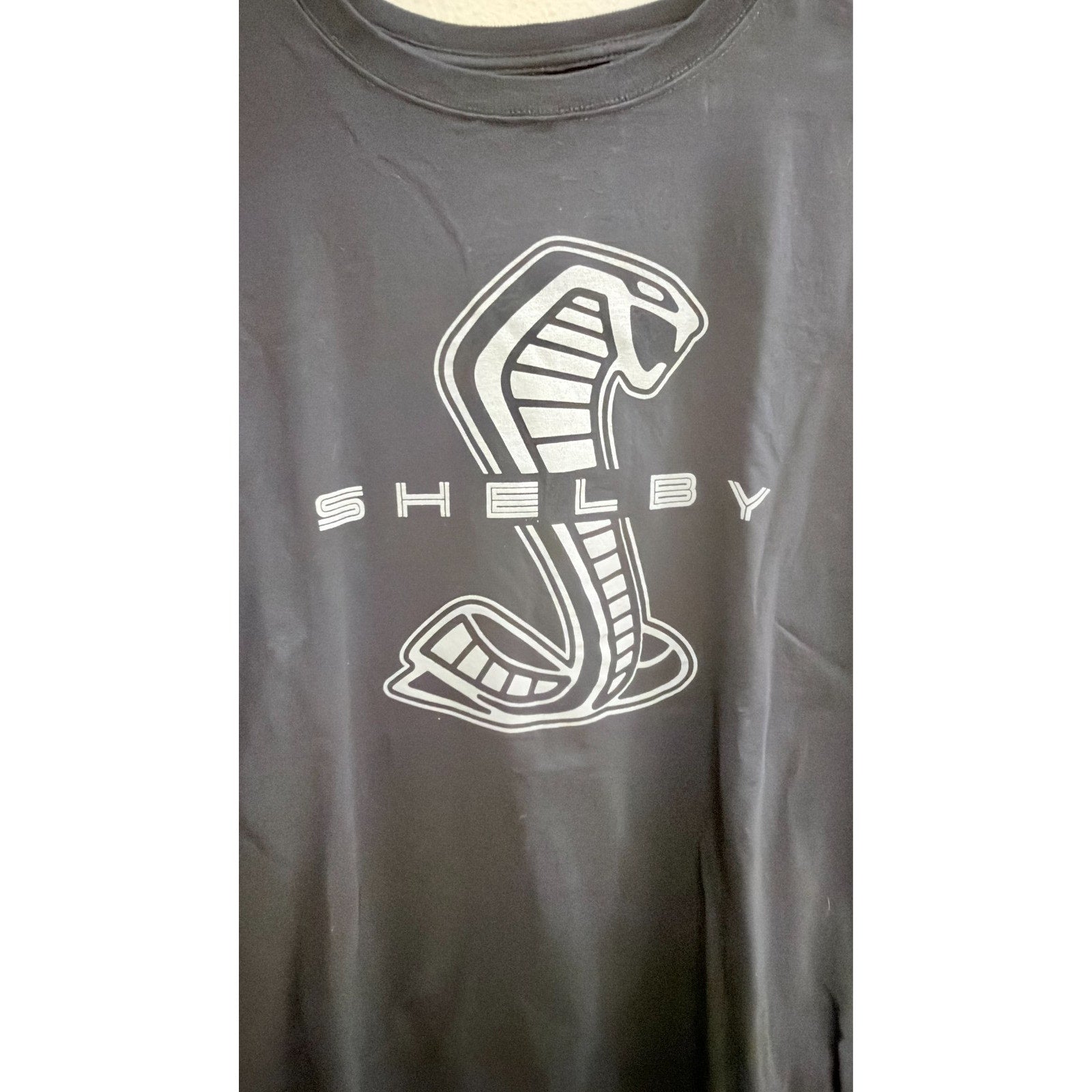JH Design Men's Shelby Cobra Snake T-Shirt - Black - Size XL