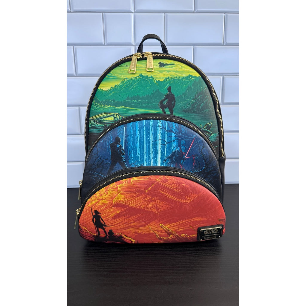 Star Wars x Loungefly The Force Awakens Backpack Disney100 Collection NWT