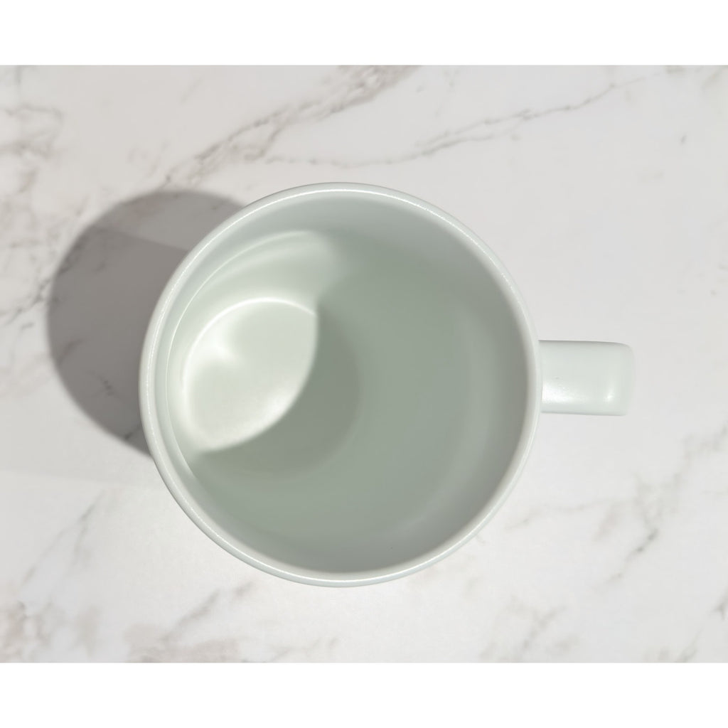 Starbucks Mint Green Recycled Ceramic Coffee Mug 16 oz Triangular Bottom NEW