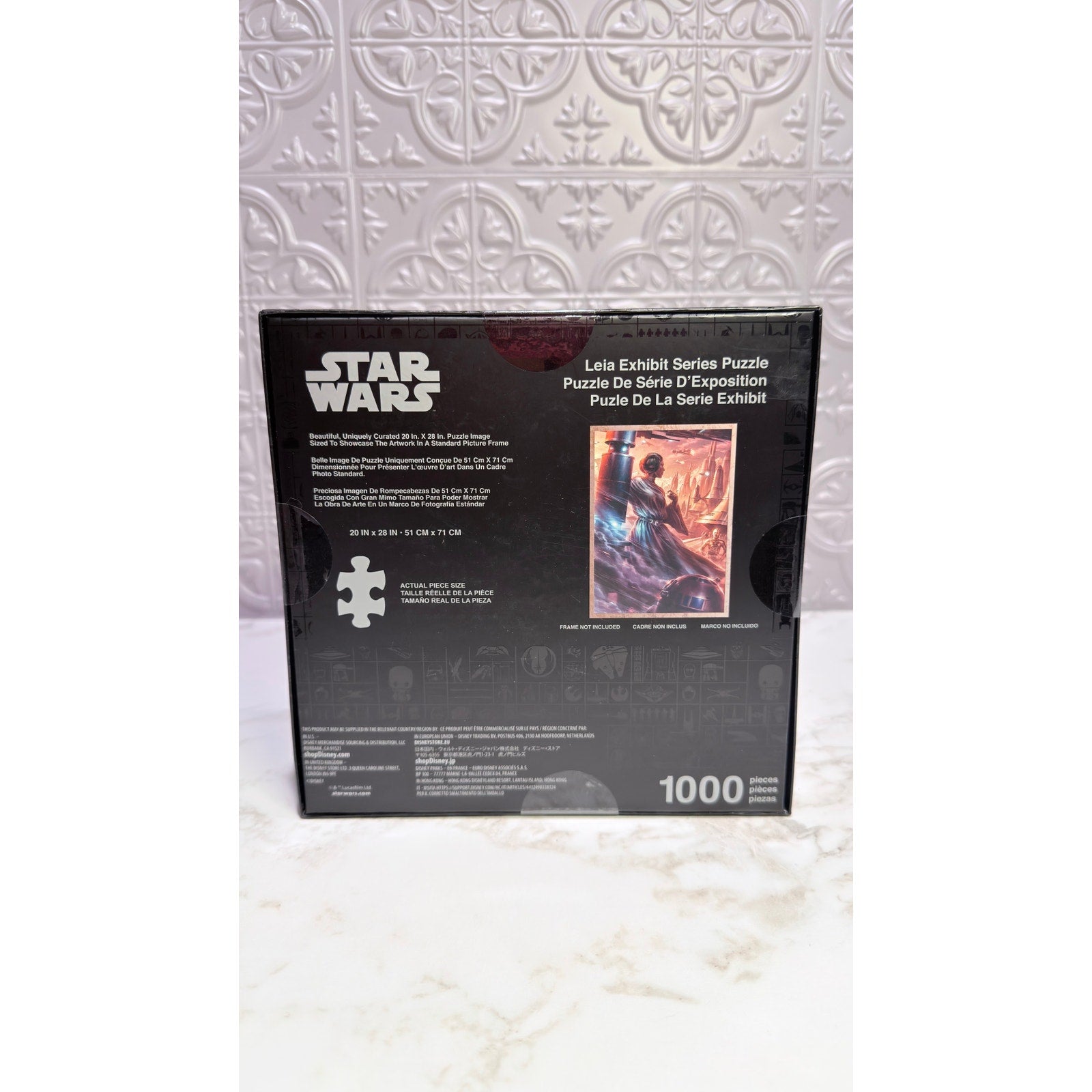 Disney Parks Star Wars Princess Leia Exhibit Series 1000pc Puzzle NEW