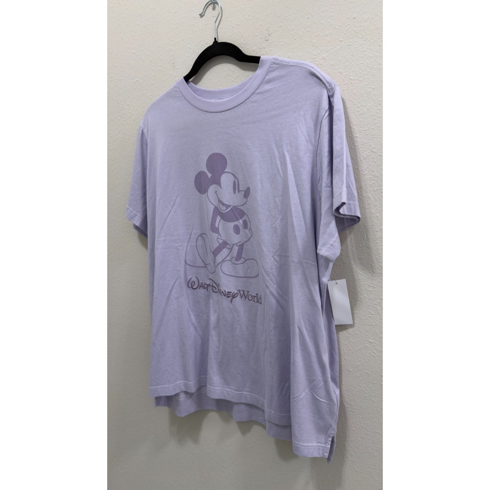 Disney Parks Lavender Classic Mickey Standing Tee - Women’s XL NWT