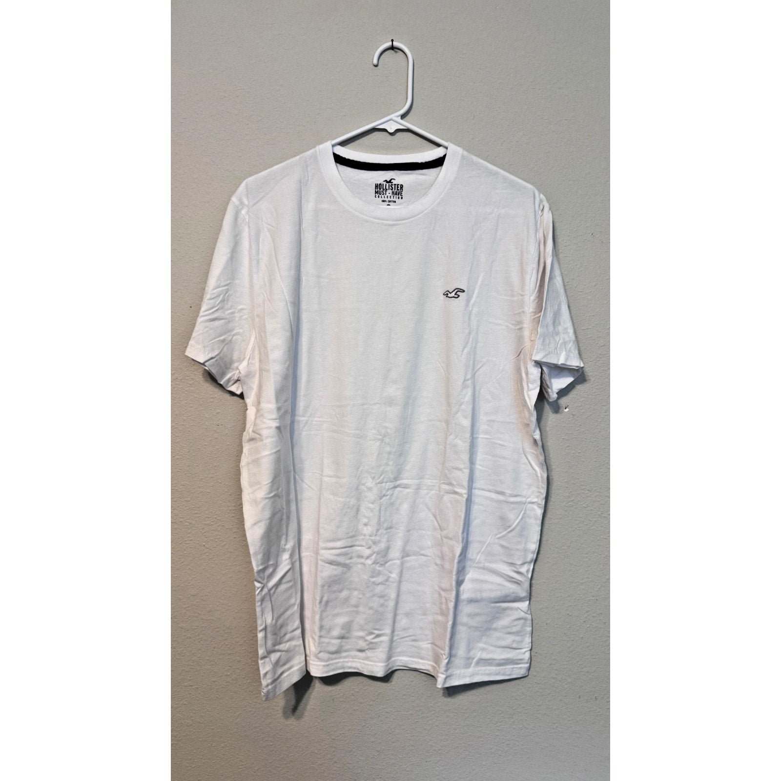 Hollister "Must Have Collection" Icon Tee (Men's XL, White)