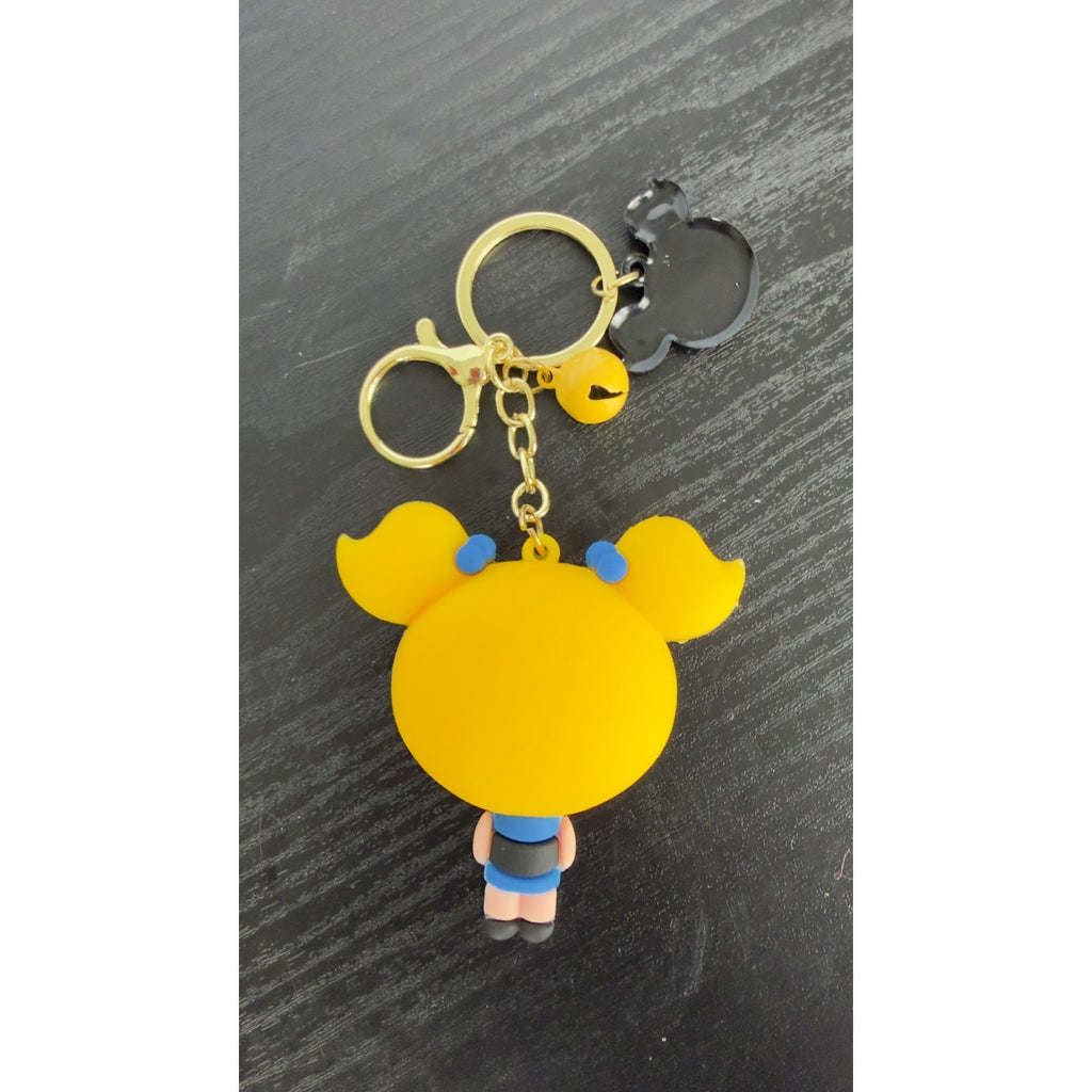 The Powerpuff Girls Bubbles Keychain - Bag Charm - NEW