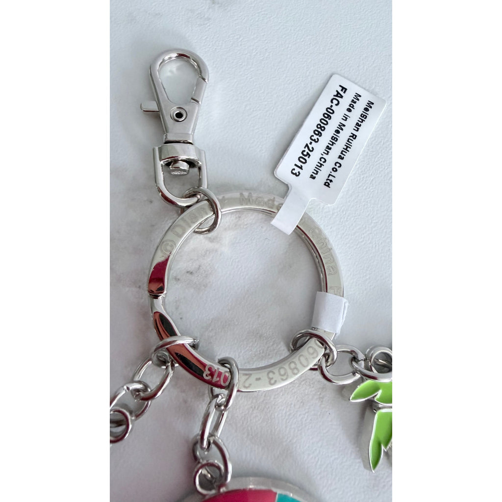 Disney Cruise Line Castaway Cay Beach Ball Charm Keychain NEW