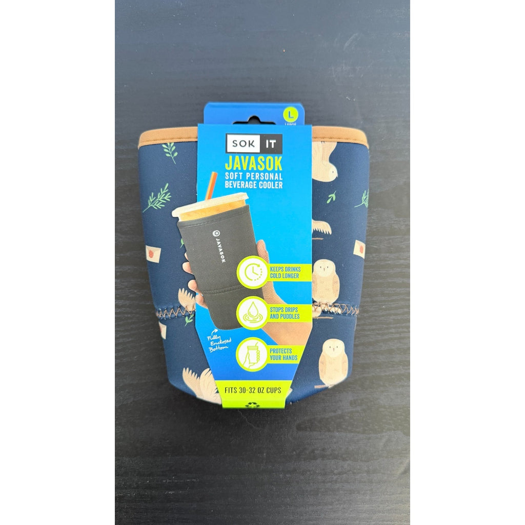 JavaSok "Acceptance Letter" Iced Coffee Sleeve - Large 30-32oz NWT