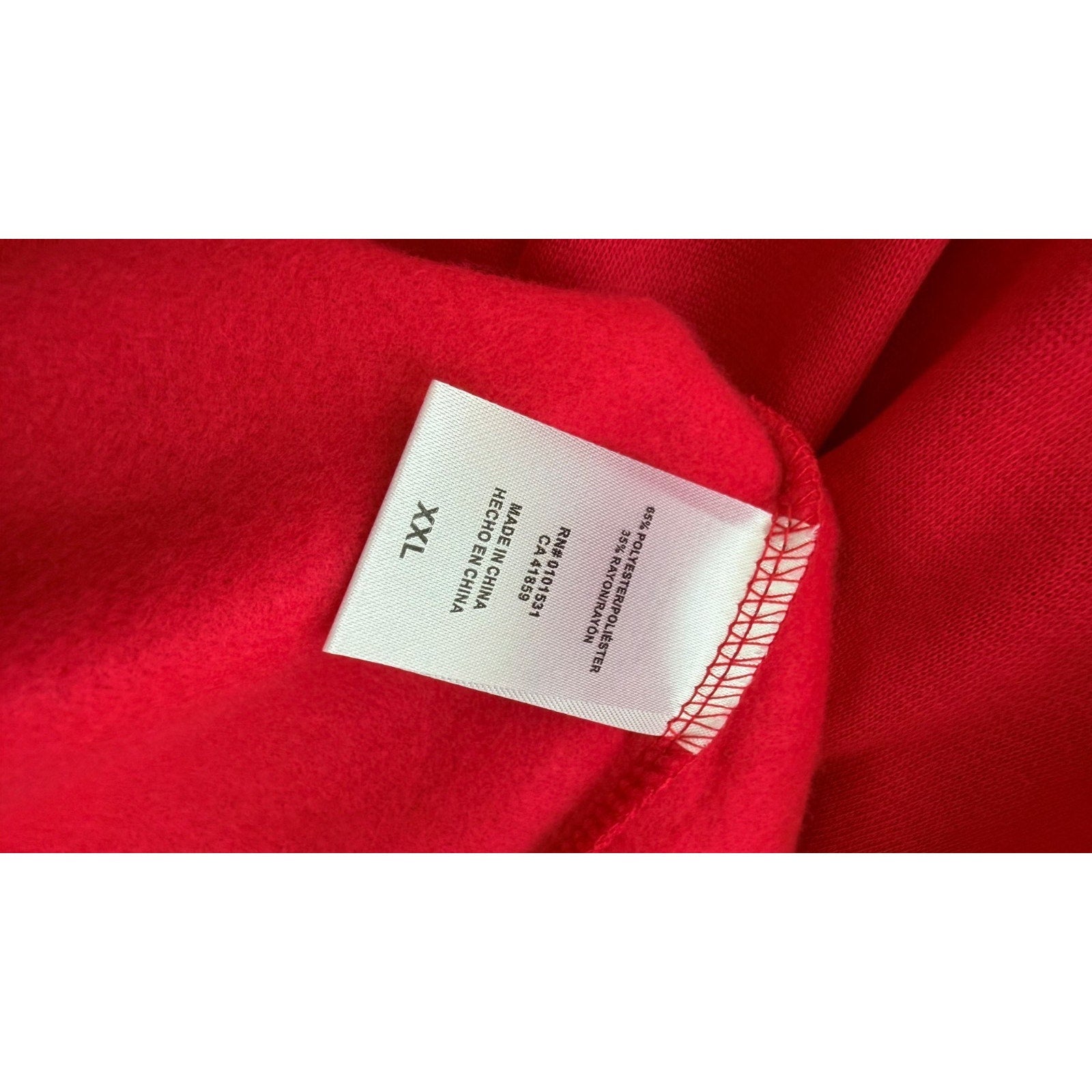 NEW Dolly Parton I Heart Dolly Red Sweatshirt - XXL - Imperfect/Blemish