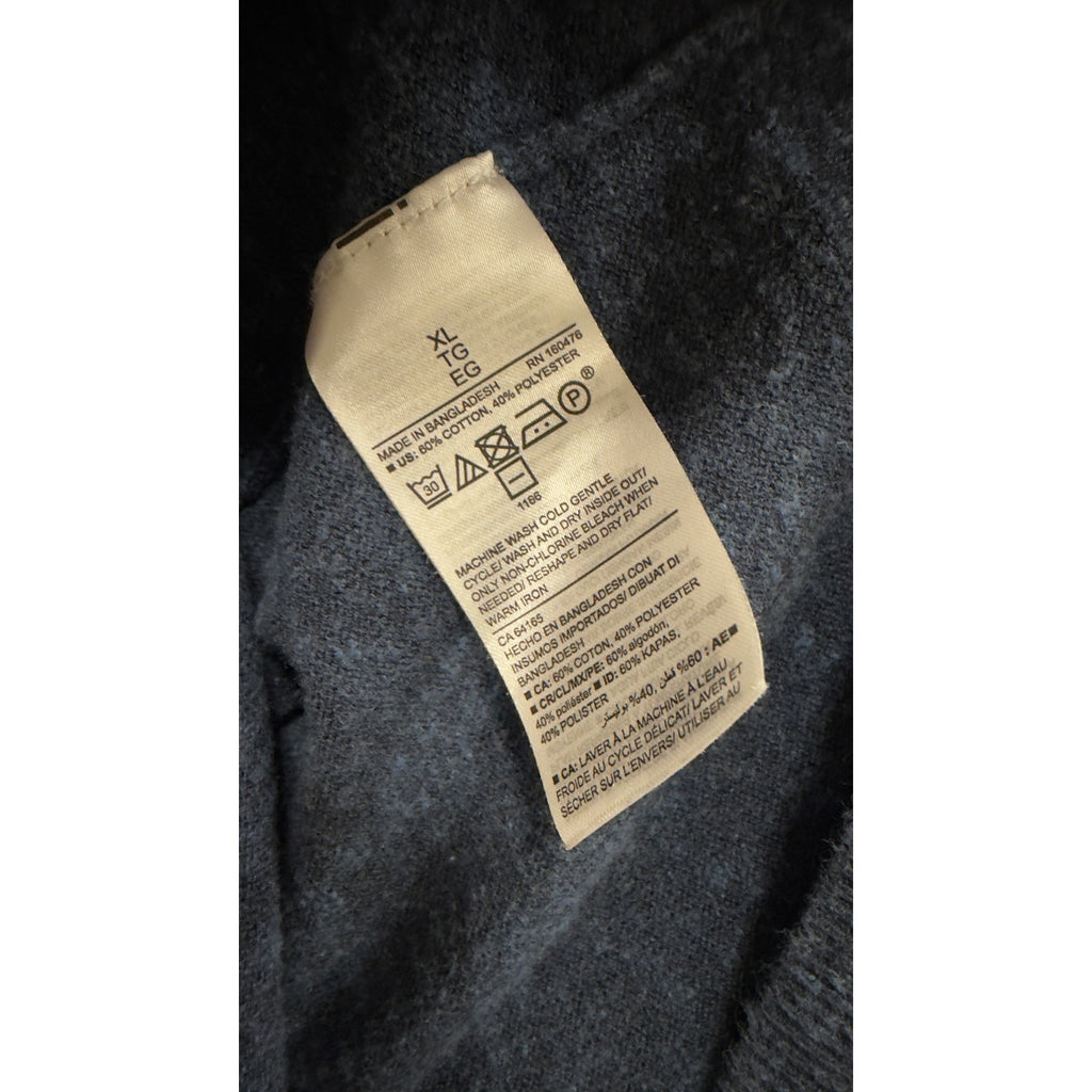 Old Navy Men's Crewneck Pullover Sweater Heathered Blue Size XL