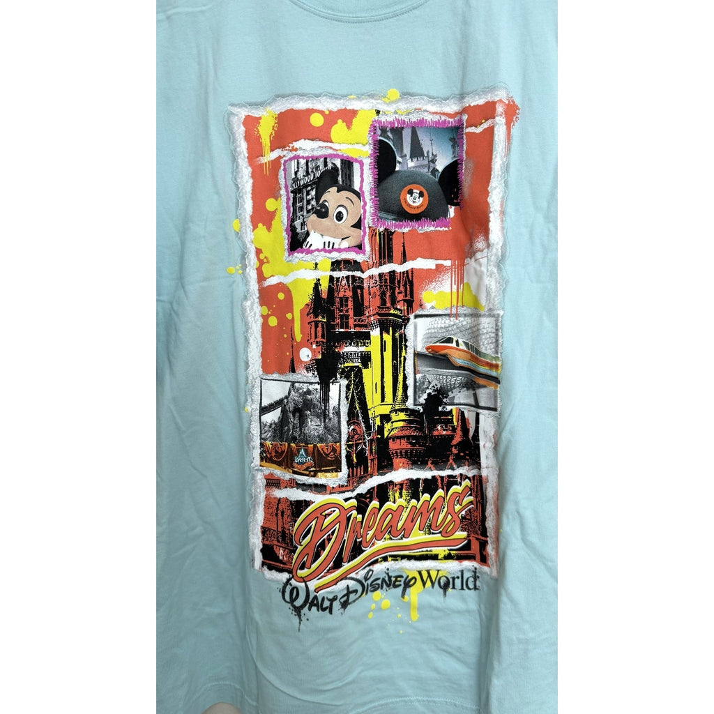 NEW Disney Parks 2025 WDW Dream Mickey Castle T-Shirt - OVERSIZED Large (L) NWT