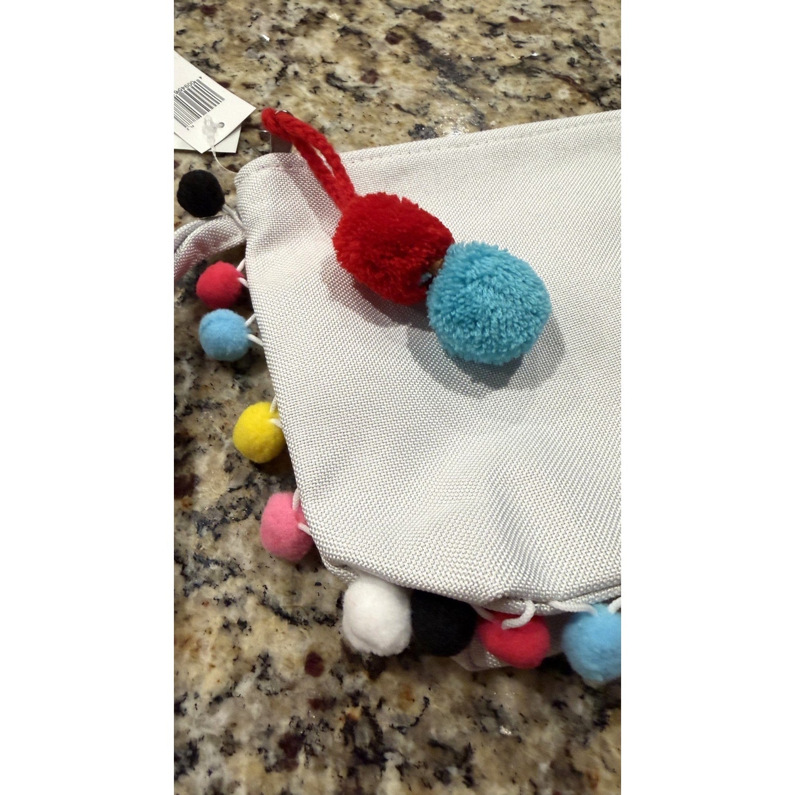 NEW Disney EPCOT World Showcase Mexico Pavilion Puffball Wristlet