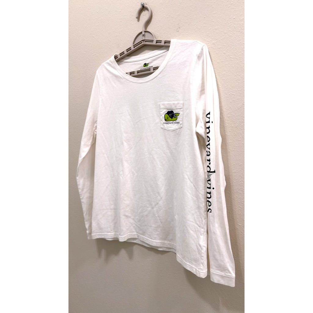 Vineyard Vines Boys Large Halloween Bride of Frankenstein Long Sleeve T-Shirt