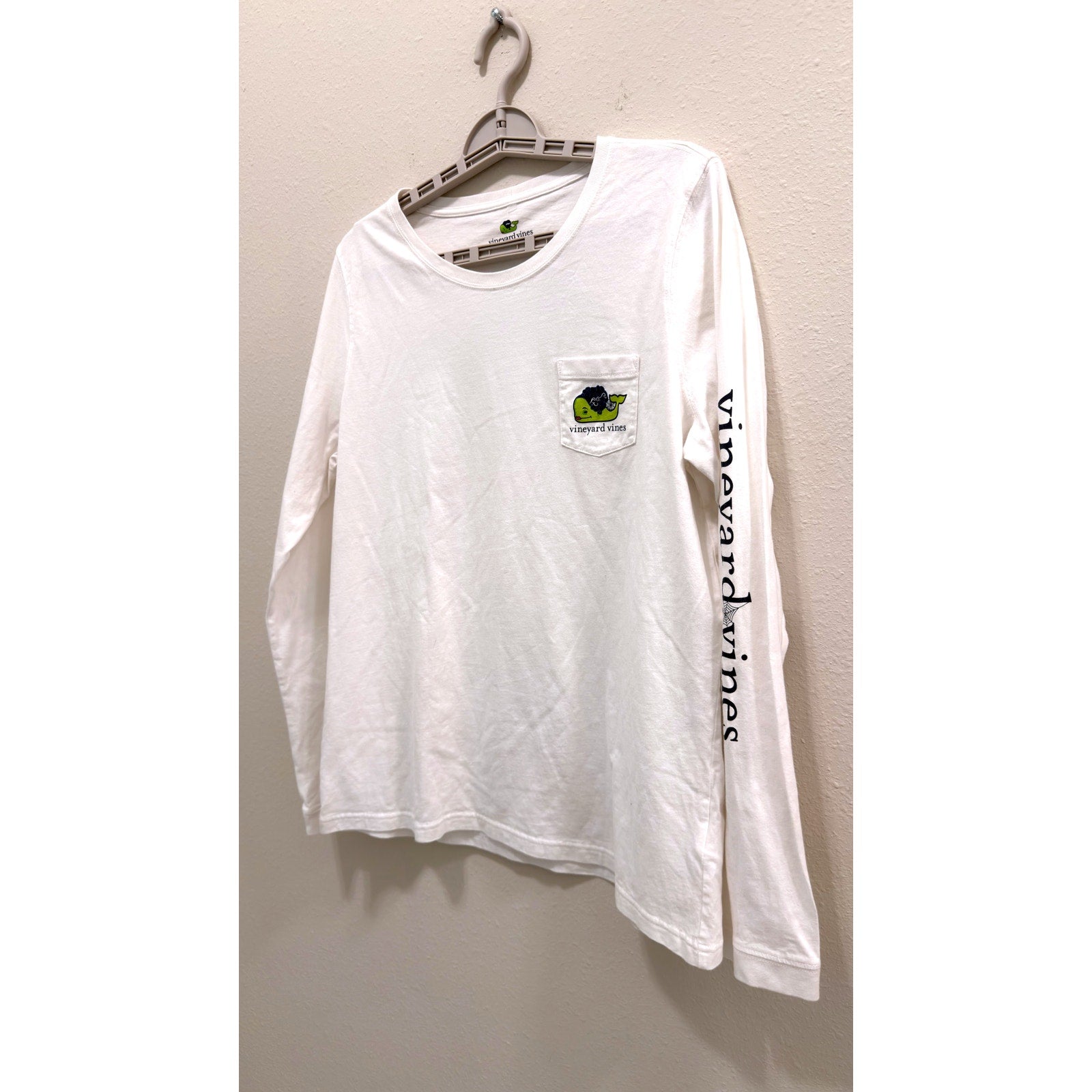 Vineyard Vines Boys Large Halloween Bride of Frankenstein Long Sleeve T-Shirt