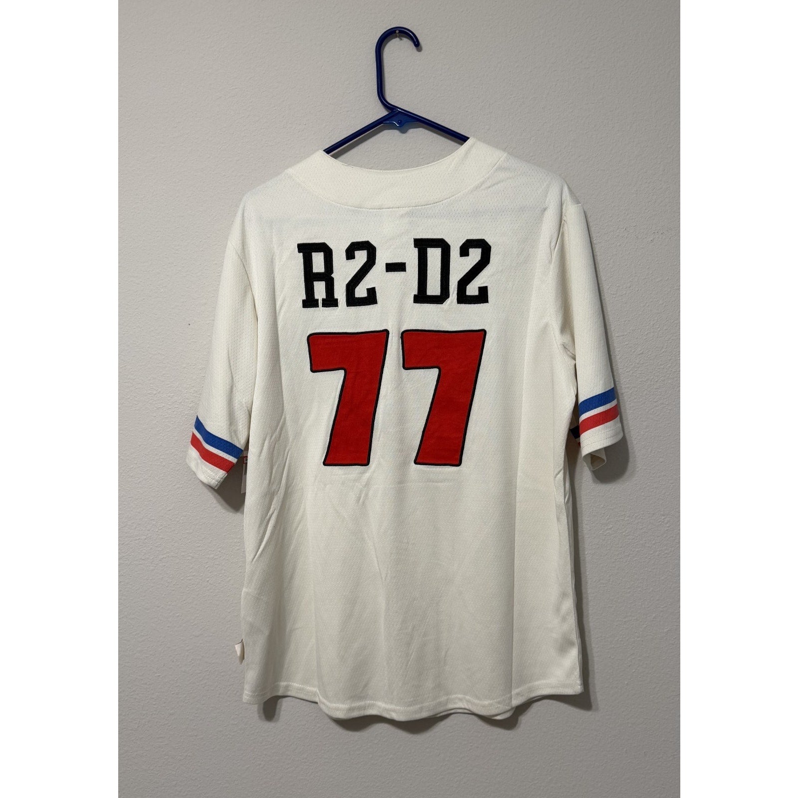 NWT Disney Star Wars R2-D2 Baseball Jersey - Adult Medium