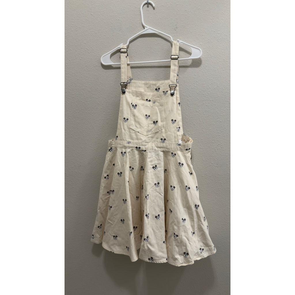 Disney Parks Her Universe Mickey Mouse Short Overalls Skirt Dress Large NWT