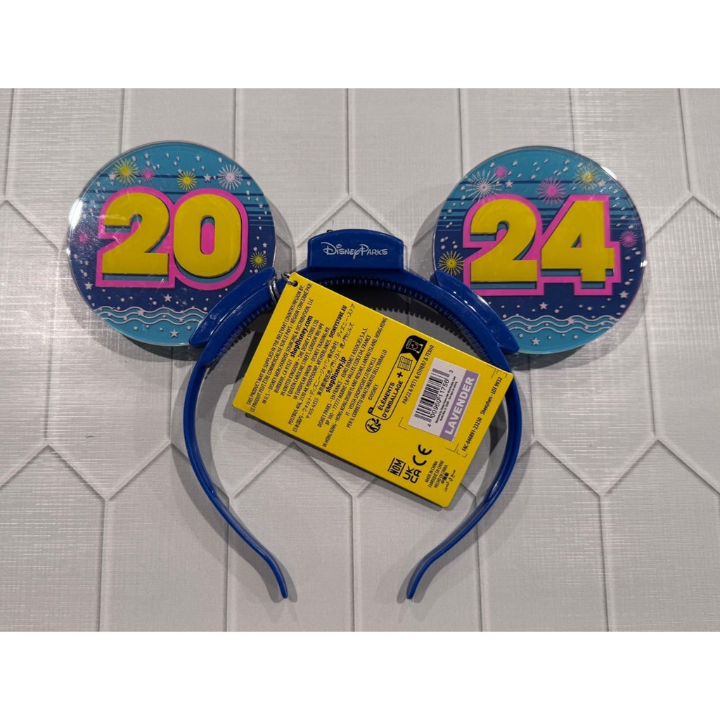 Mickey Mouse 2024 Glow Light Up Ears Walt Disney Parks New W/ Tag & Tested