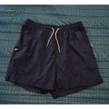Men's Black Athletic Performance Shorts Zipper Pockets Drawstring Size X-Large