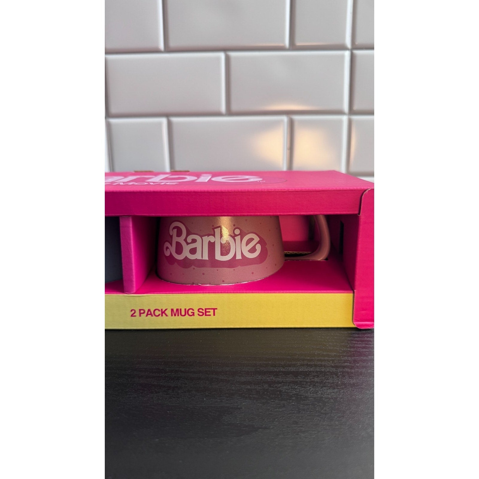 Barbie The Movie Barbie and Ken Ceramic Mugs Set of 2 Primark Exclusive New