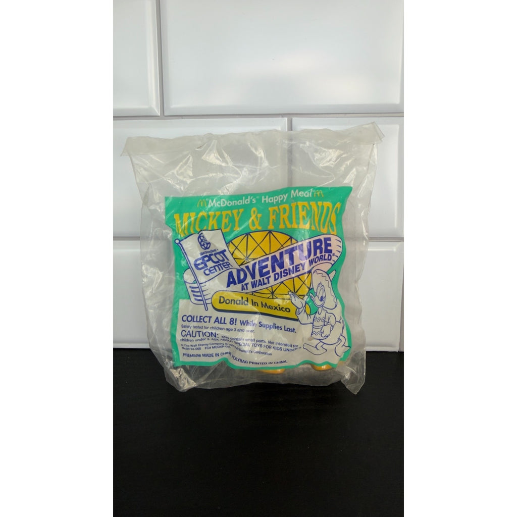 Vintage 1994 McDonald’s Disney’s Epcot Adventure Toy Lot - Set of 4 Sealed