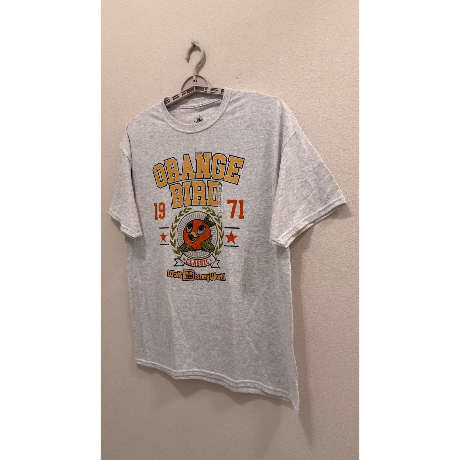 Disney Parks Walt Disney World "Classic" Orange Bird 1971 T-Shirt XL NWT