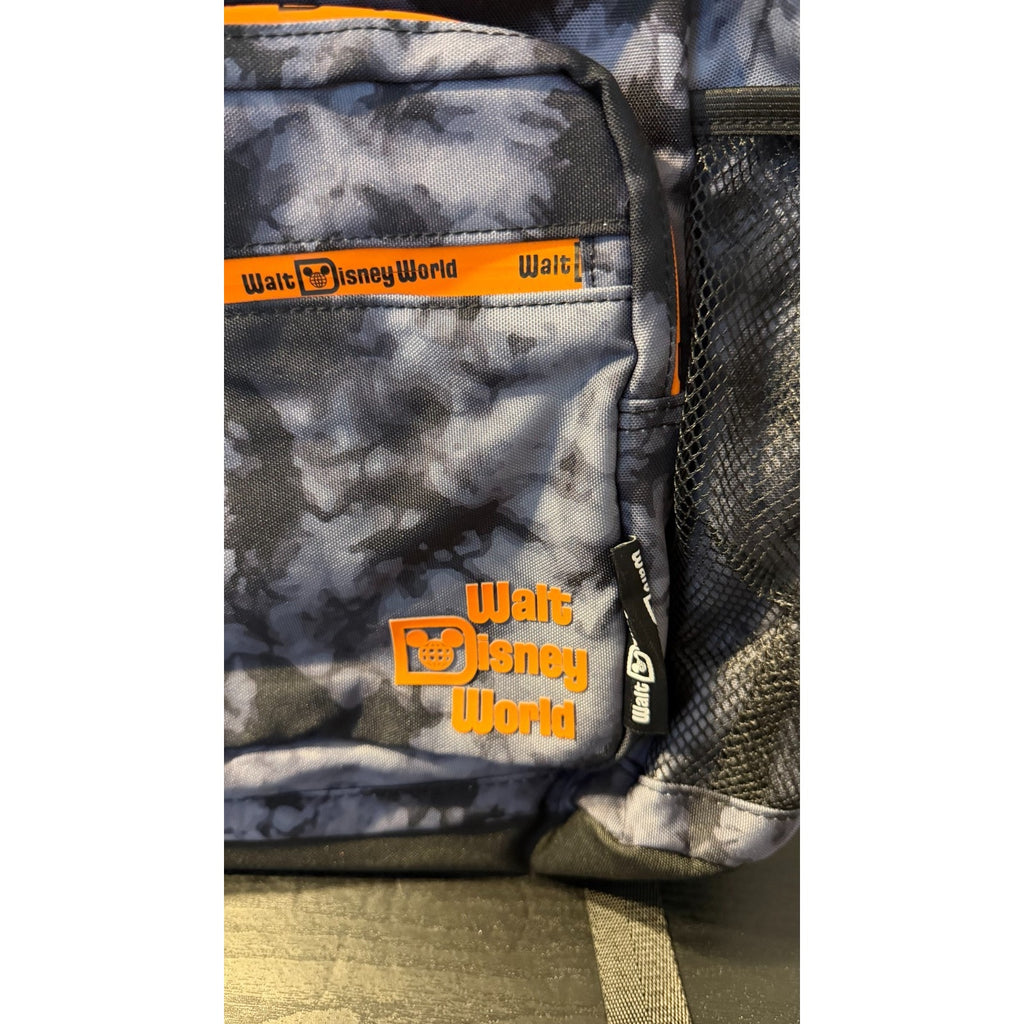 Disney Parks Mickey Mouse Halloween Pumpkin Canvas Backpack NEW