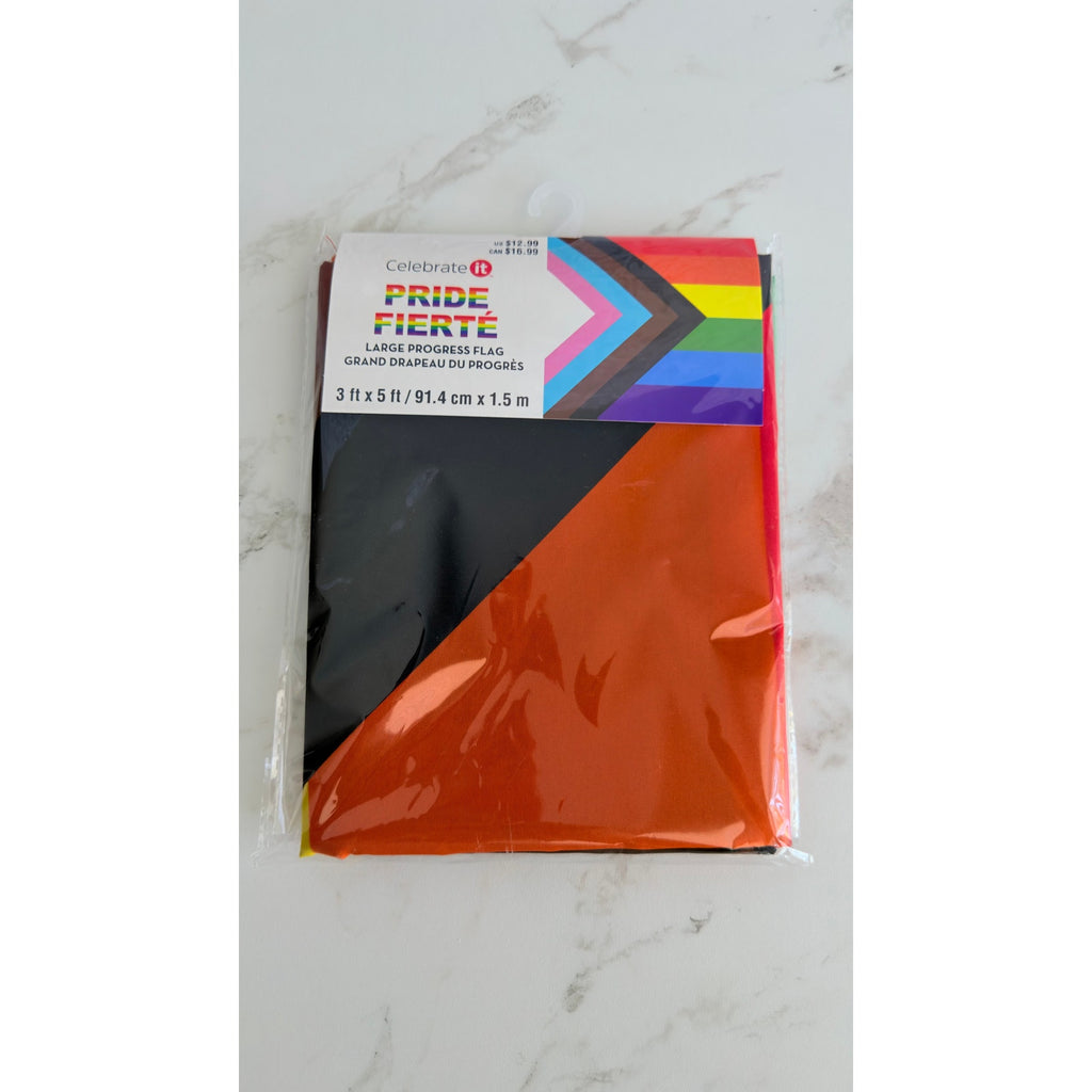 Celebrate It Large Progressive Pride Flag 3 ft x 5 ft Outdoor Indoor Banner NWT