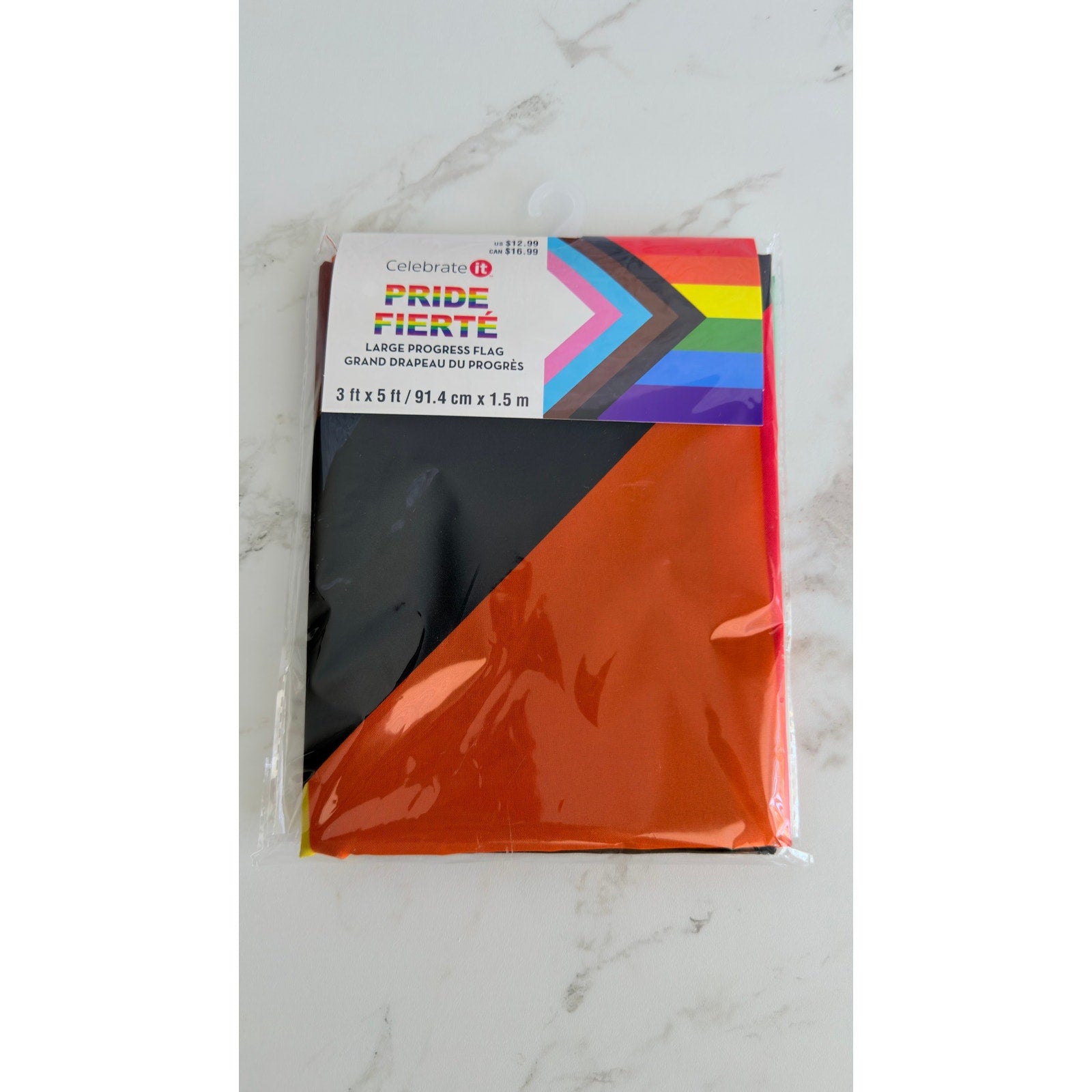 Celebrate It Large Progressive Pride Flag 3 ft x 5 ft Outdoor Indoor Banner NWT