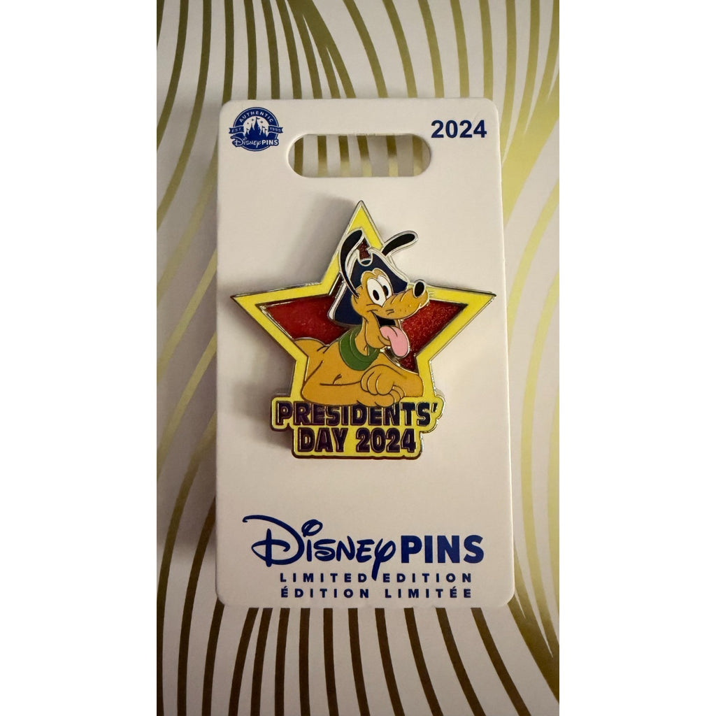Disney Parks 2024 PRESIDENT’S DAY Pluto Limited Edition Pin NEW