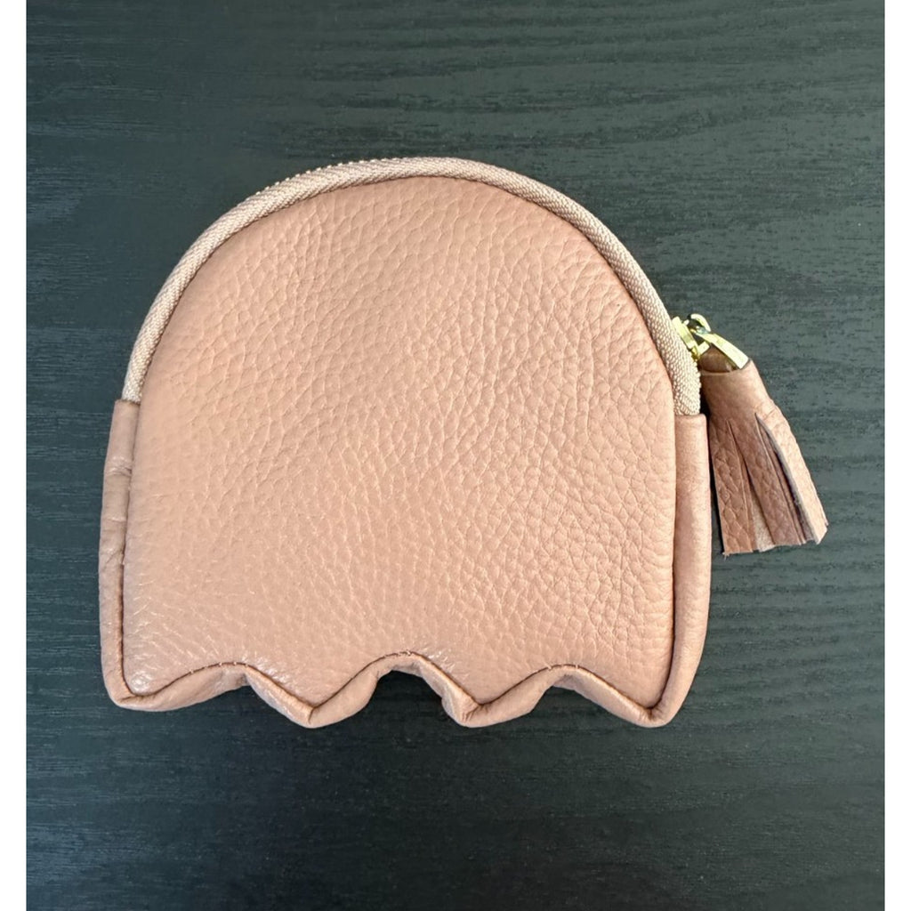 NEW Cute Cartoon Ghost Coin Purse Card Holder Big Eyes Leather Zipper