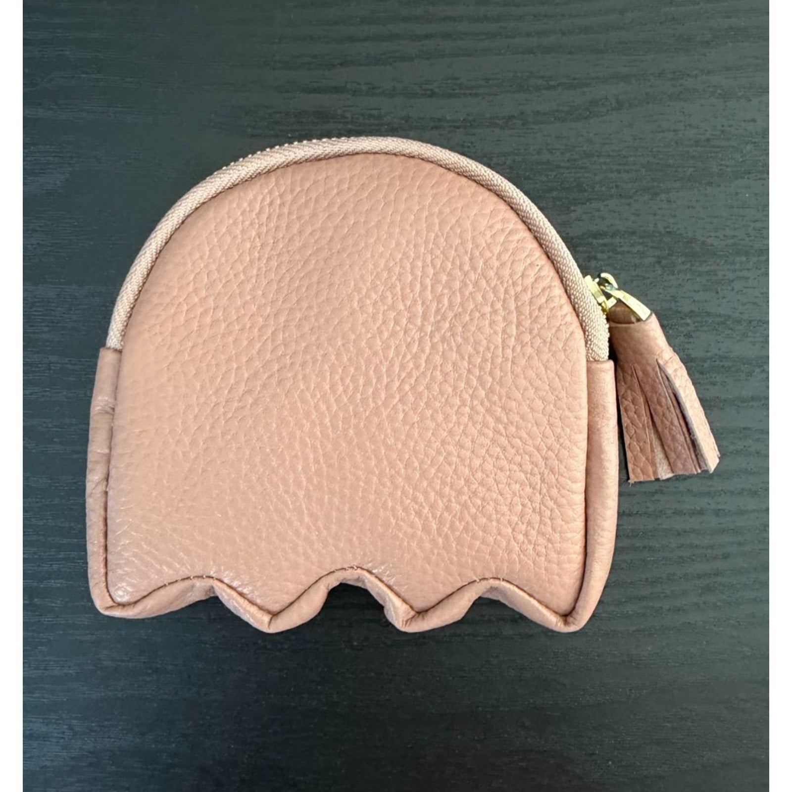 NEW Cute Cartoon Ghost Coin Purse Card Holder Big Eyes Leather Zipper