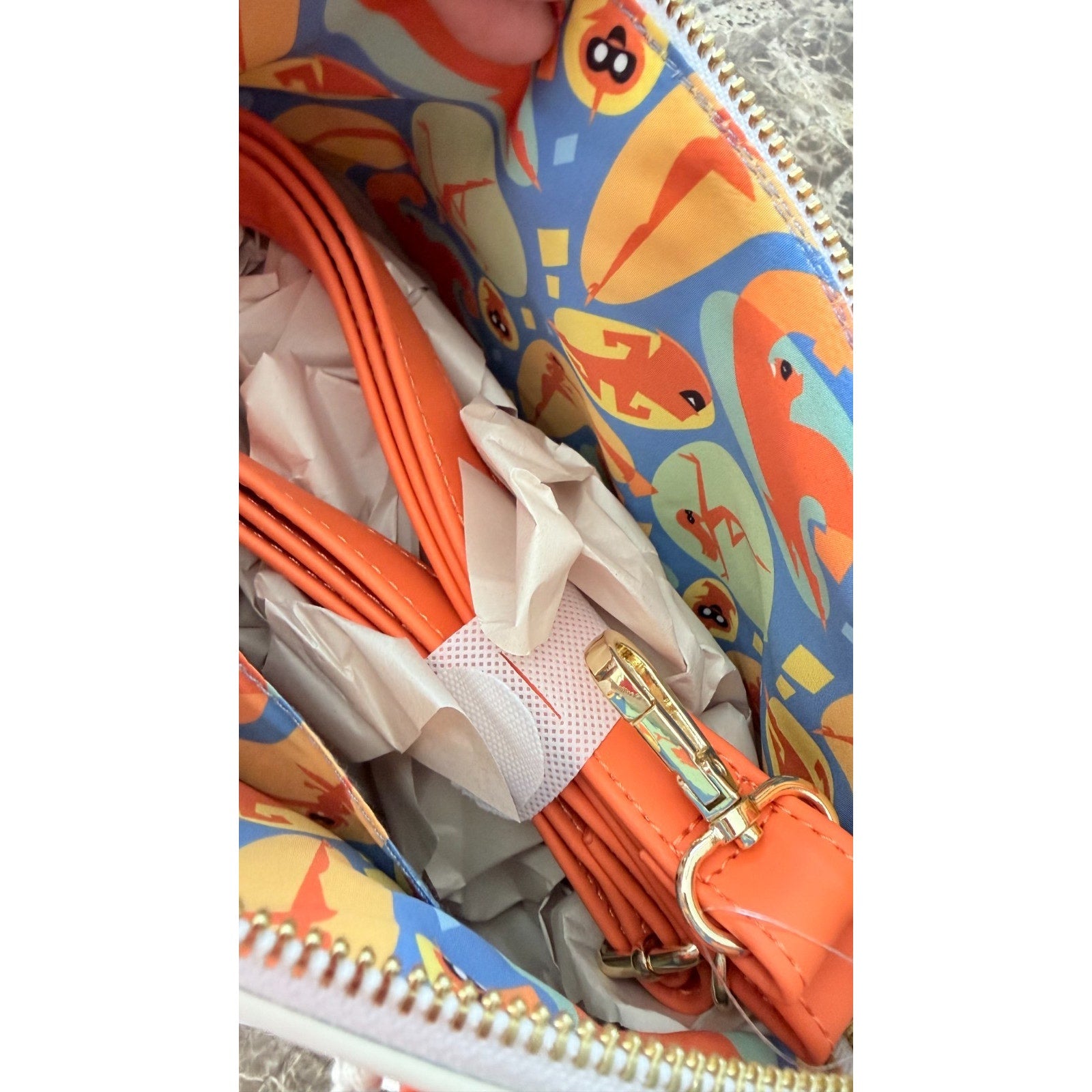 NEW Disney Contemporary Resort Loungefly Handbag - Mary Blair Monorail Design