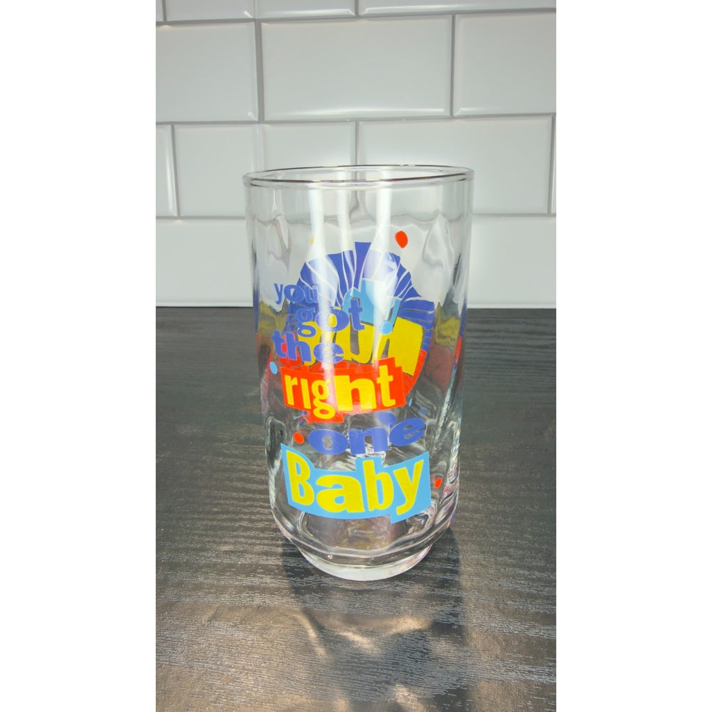 VTG 1991 Diet Pepsi Ray Charles Glass - You Got The Right One Baby Uh-Huh