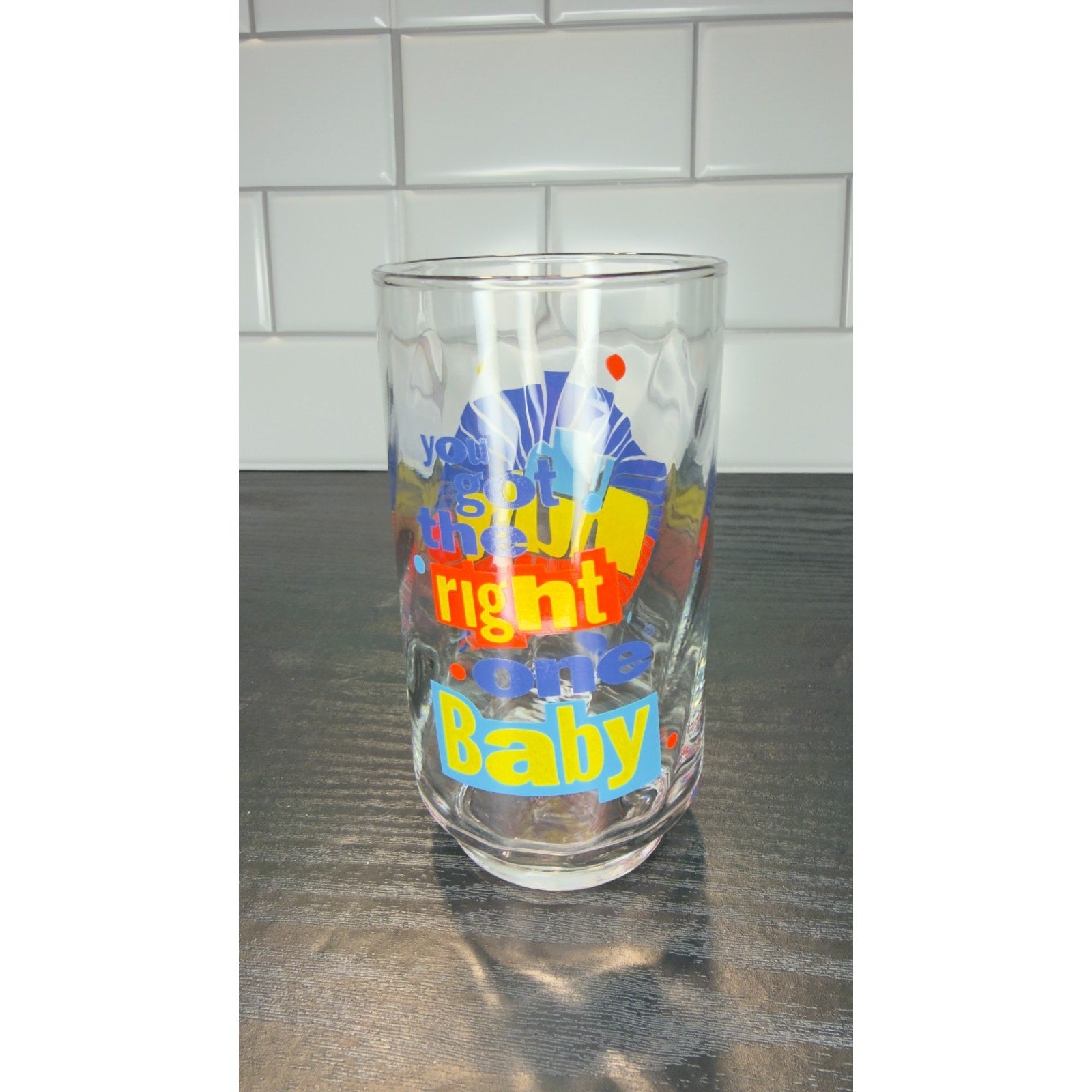 VTG 1991 Diet Pepsi Ray Charles Glass - You Got The Right One Baby Uh-Huh