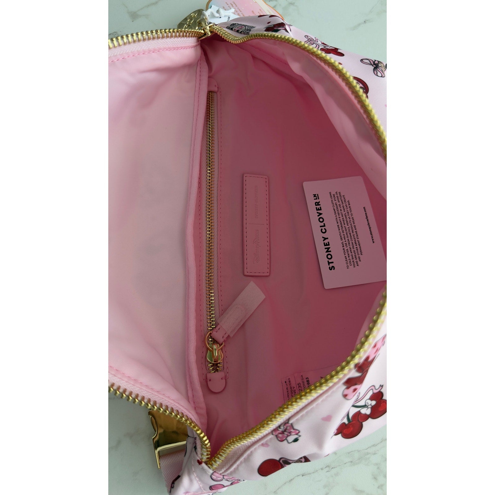 Disney Parks Stoney Clover Lane Mickey Minnie Valentine’s Day Belt Bag NEW