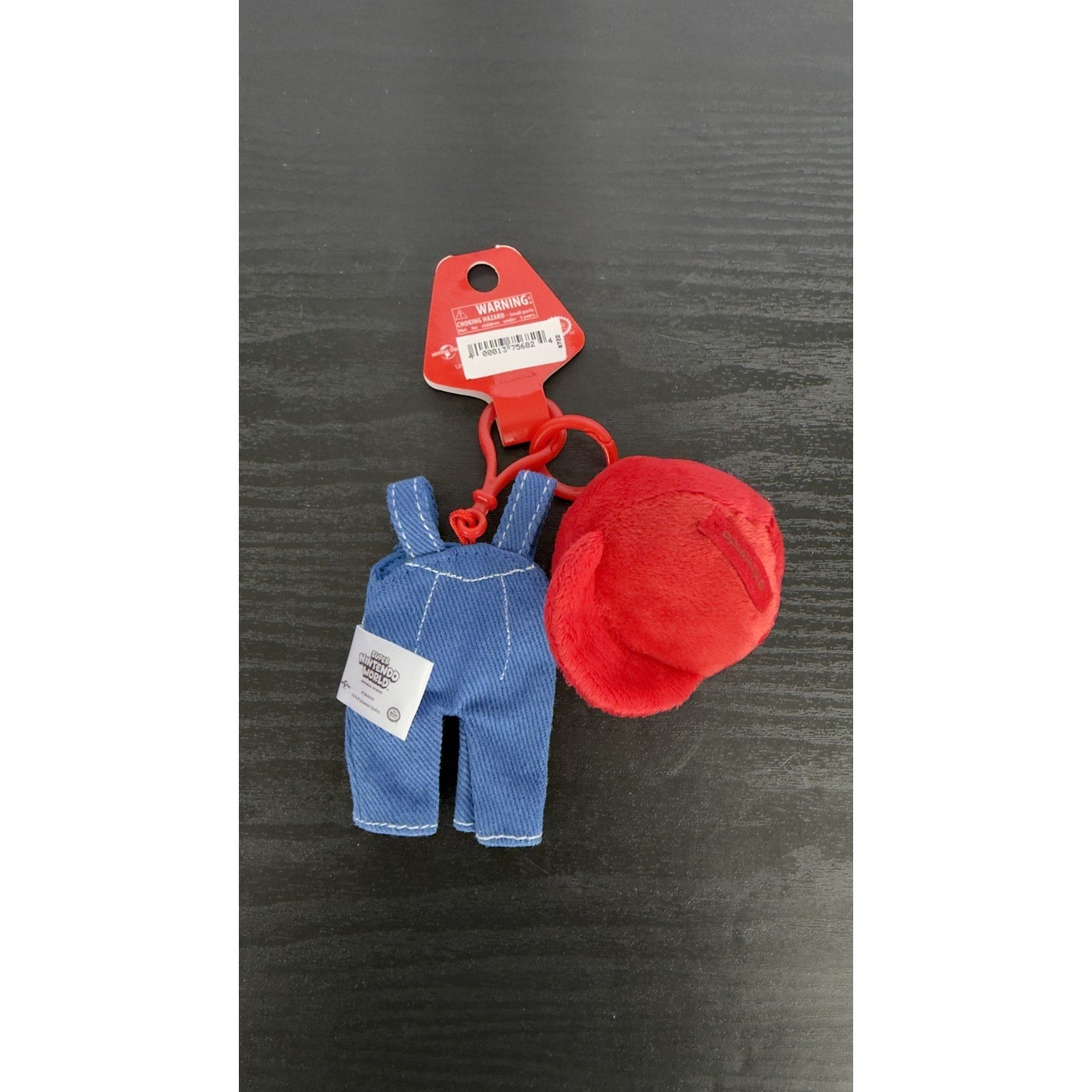 Universal Studios Super Nintendo World Mario Hat & Overalls Plush Keychain NEW