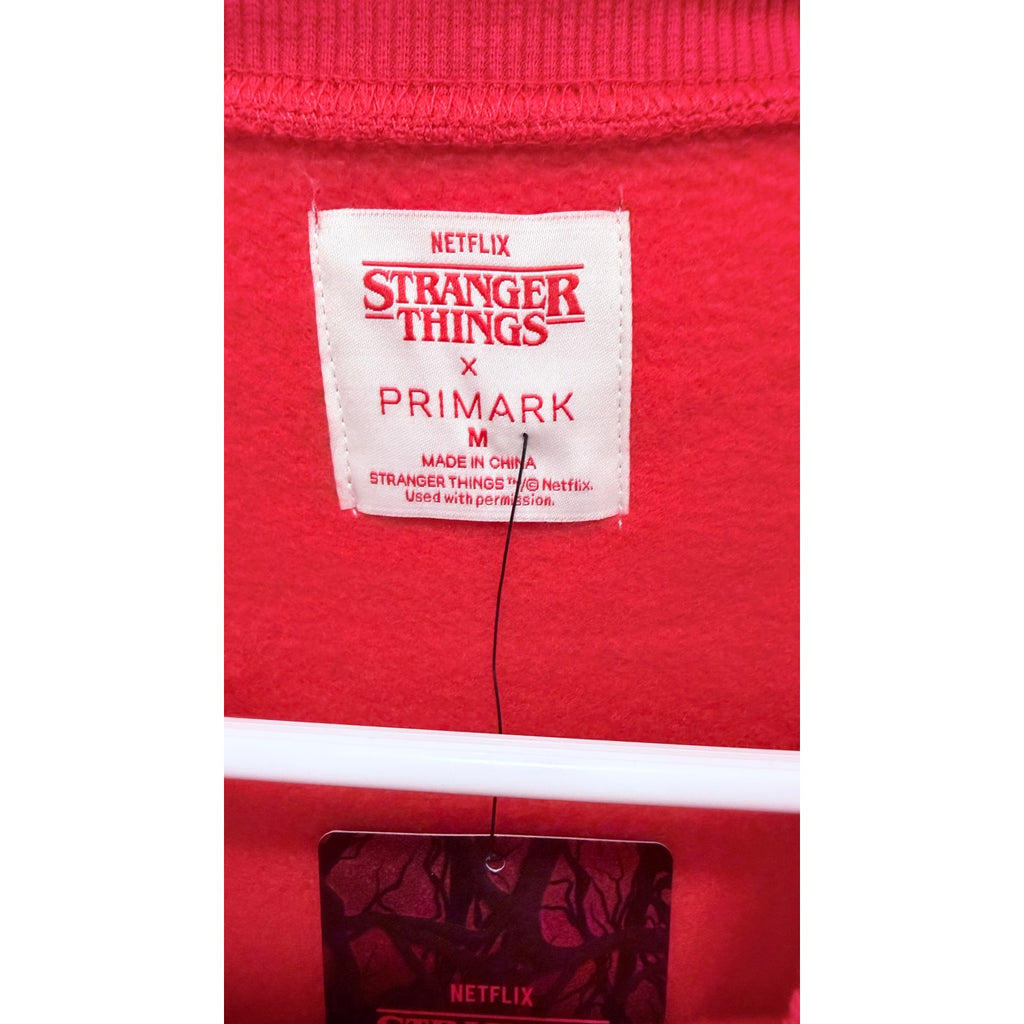NWT Netflix Stranger Things x Primark WSQK Radio Crewneck - Size M