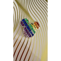 Disney Parks 2016 Rainbow Pride BeJeweled Mickey Mouse Icon Pin