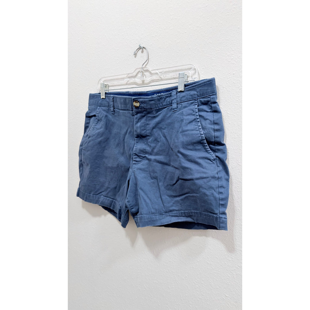 Crown & Ivy Men's Motion Flex Chino Shorts - Navy, Size 36 (Preowned)