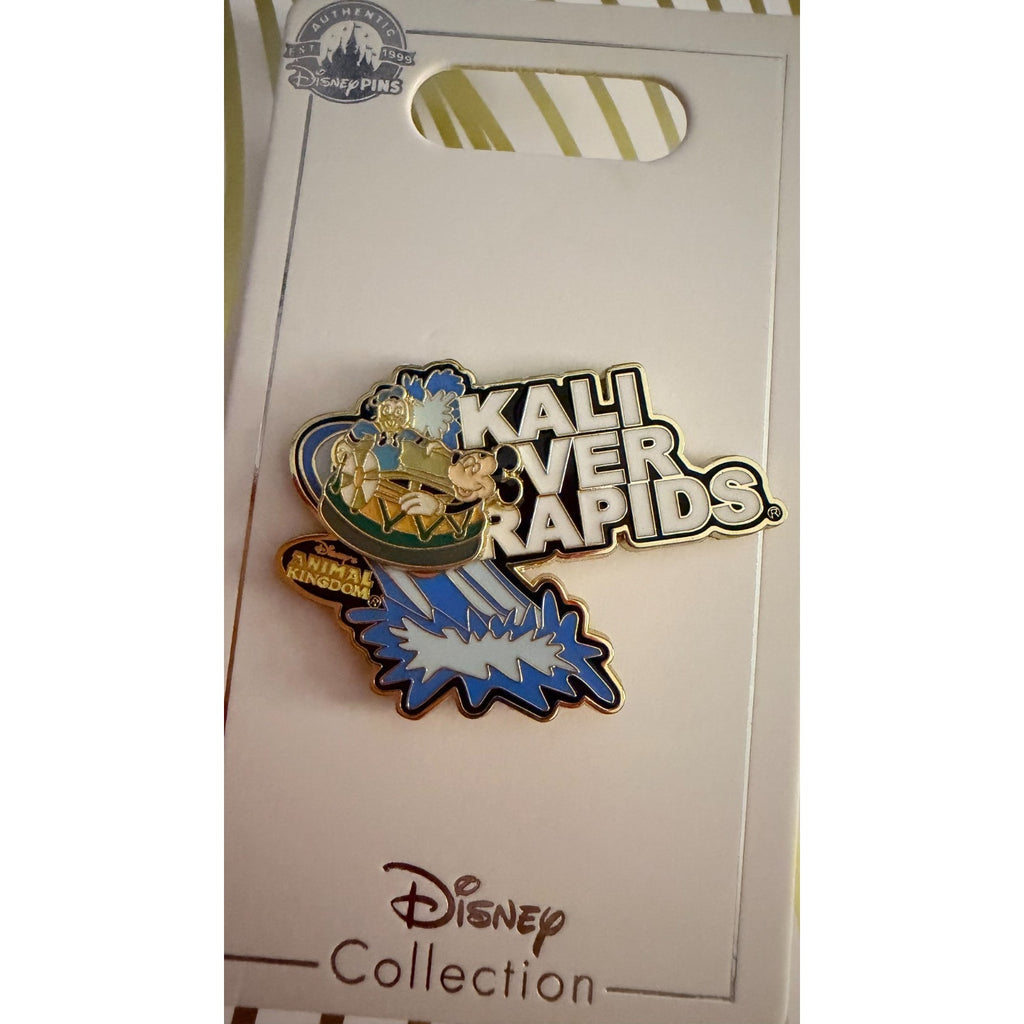 Disney Parks 2008 Animal Kingdom KALI RIVER RAPIDS Mickey & Donald Slider Pin