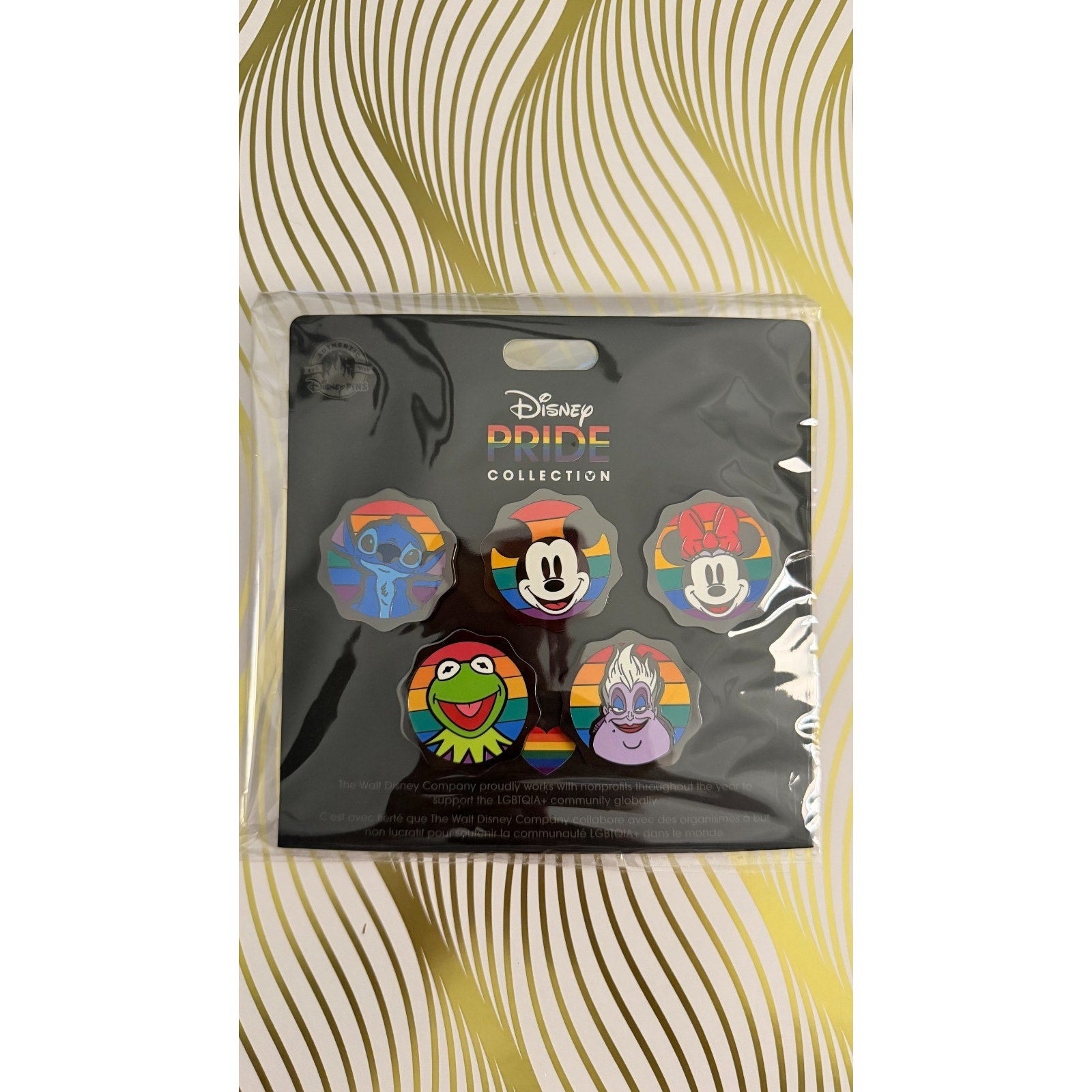 Disney Parks 2024 Pride Collection 5-Pin Booster Set