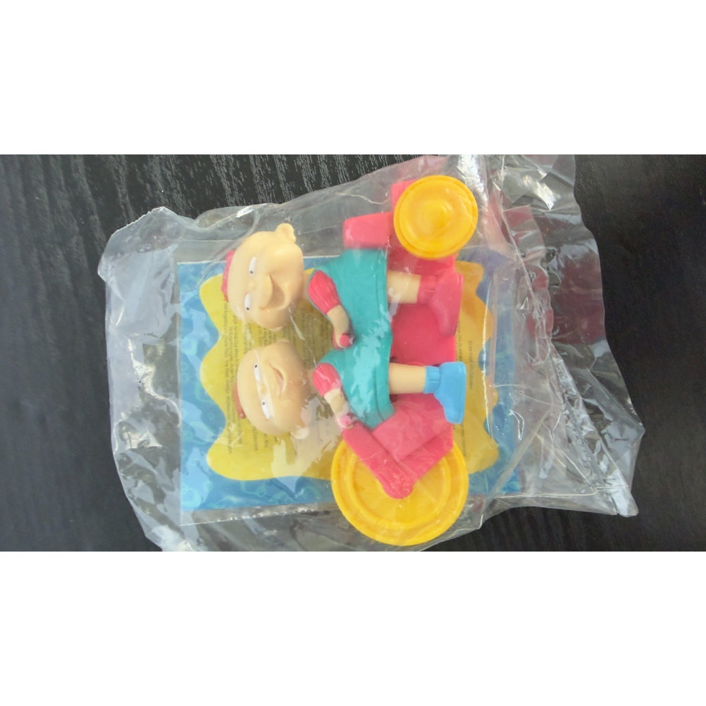 Vintage 1998 Burger King Rugrats Movie Toy - Phil and Lil on Trike