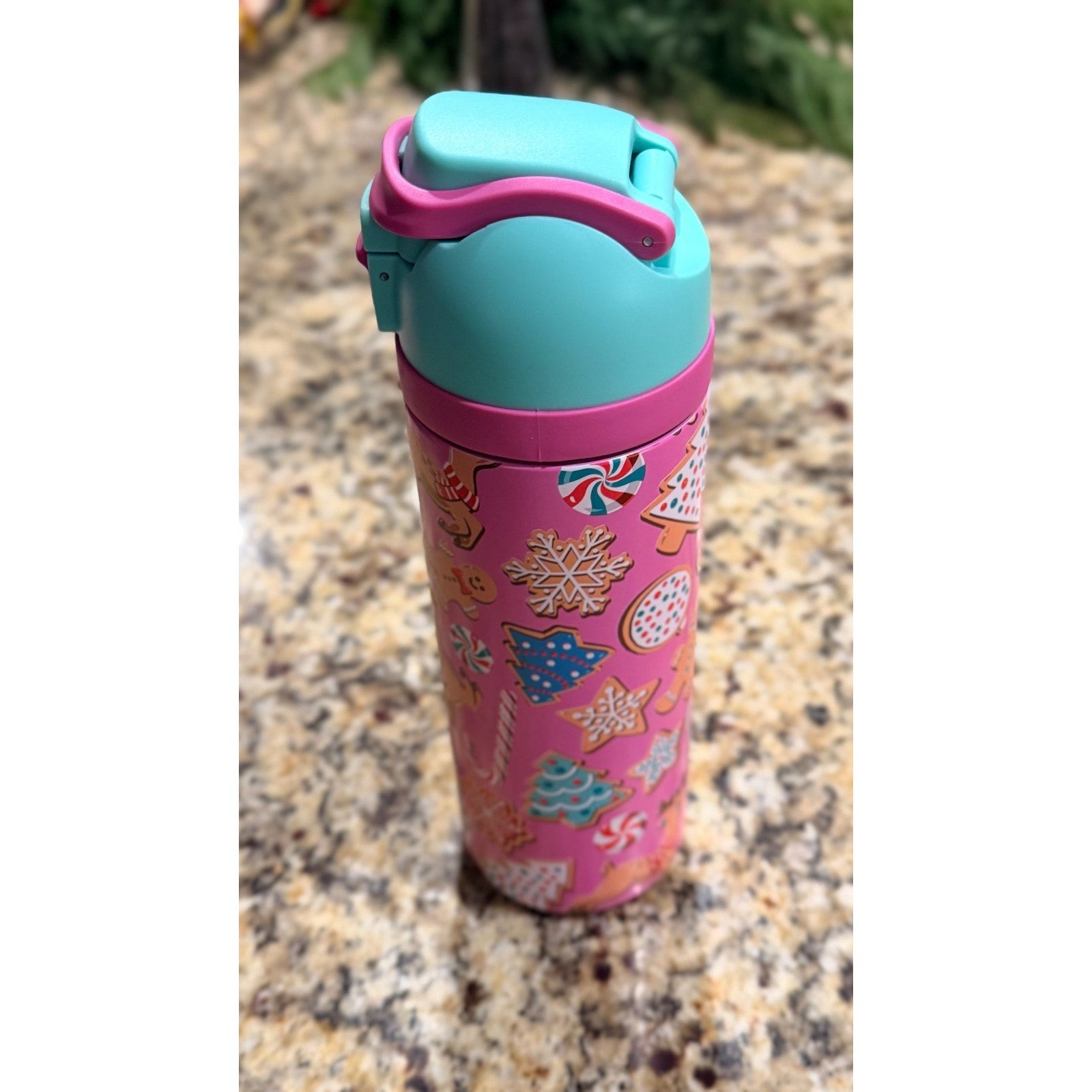 NWT Simply Belle "Christmas Sweets" Stainless Steel Bottle — 24 oz