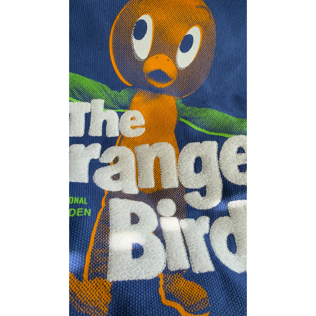 Disney Parks Flower & Garden Festival 2026 Orange Bird Blue Canvas Tote Bag NEW