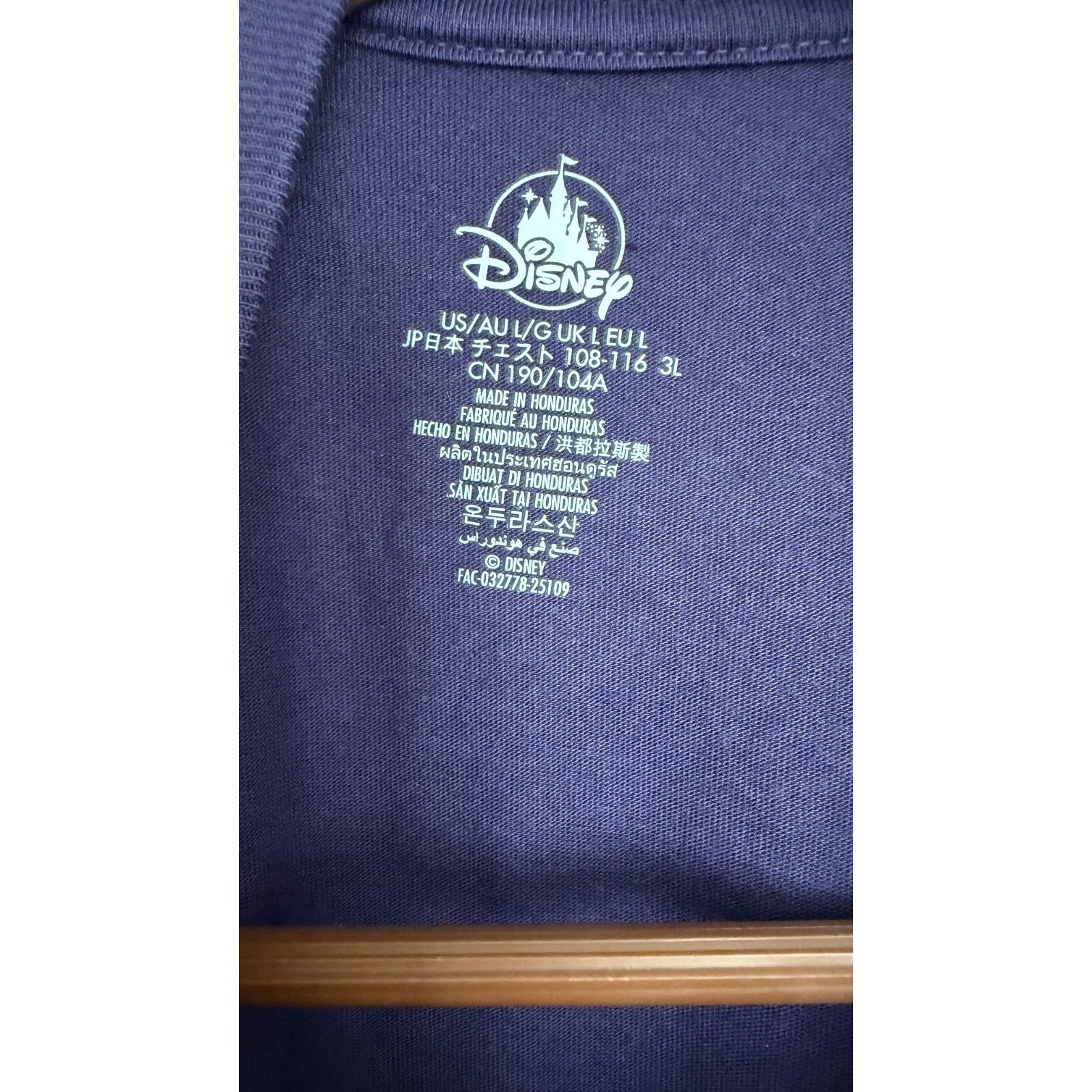 Disney Starlight Parade T-Shirt Magic Kingdom Exclusive Large Oversized NEW