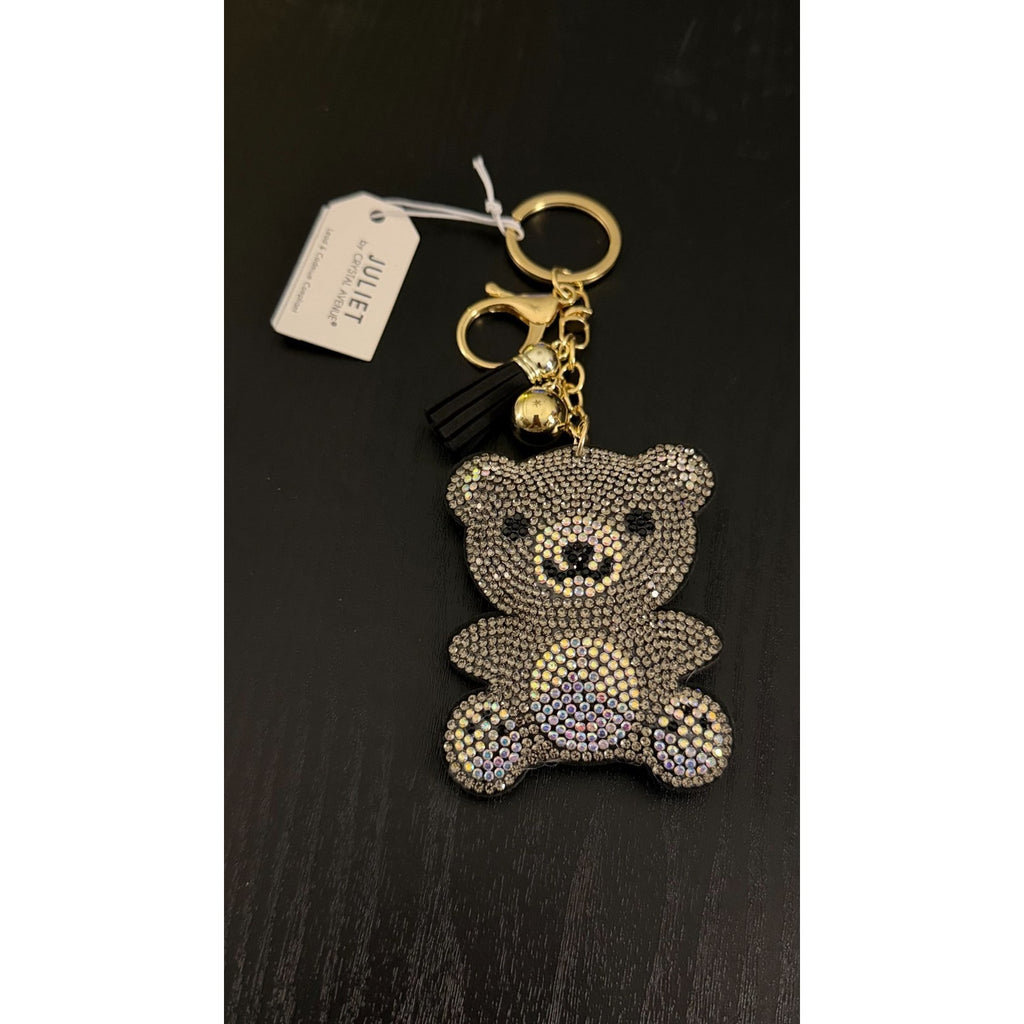 NEW Juliet Bling Rhinestone Keychain - Teddy Bear