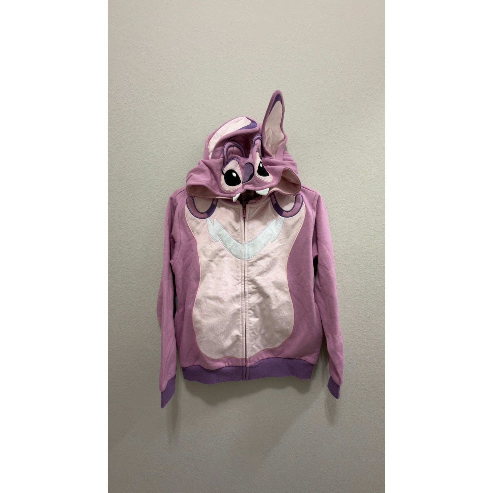 Disney Lilo & Stitch Youth Angel Costume Zip-Up Hoodie NWT Size 11/12