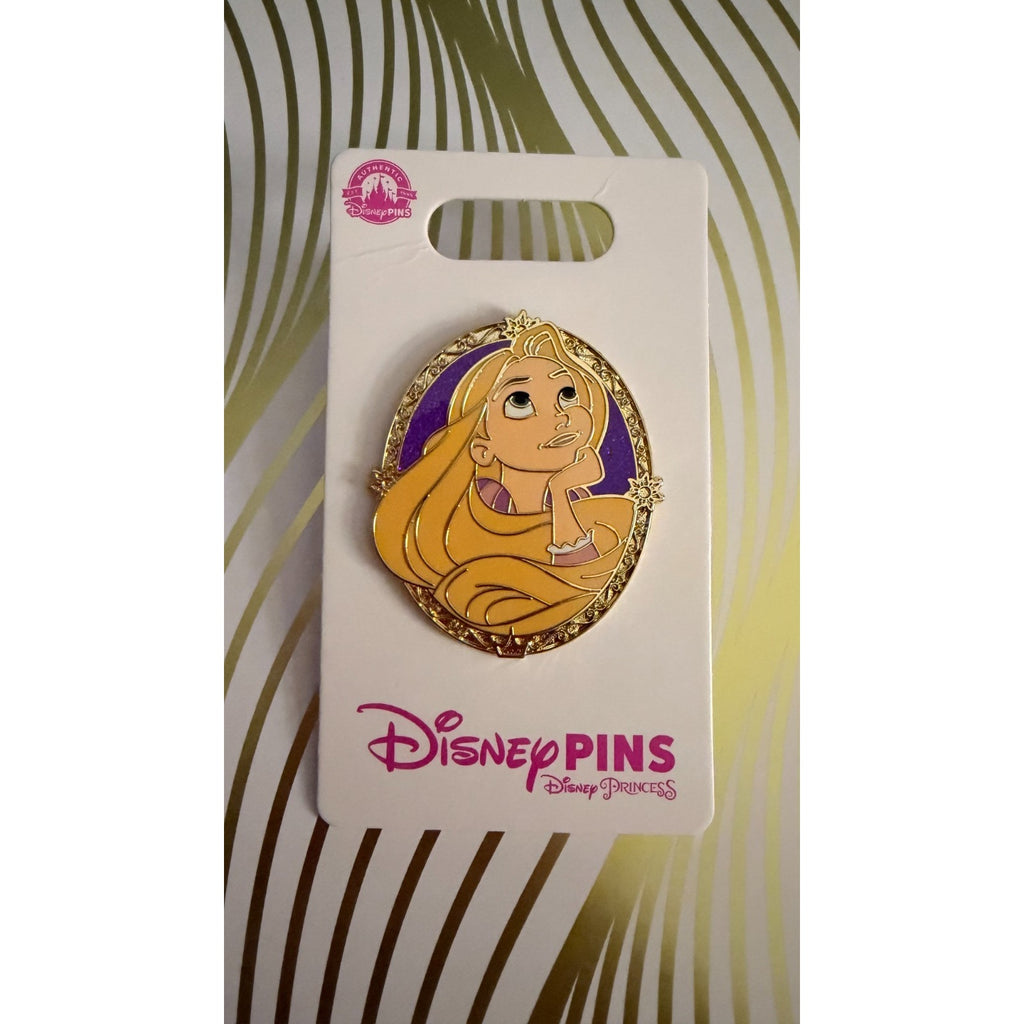 Disney Parks 2022 Tangled RAPUNZEL Princess Portrait Cameo Frame Pin #151
