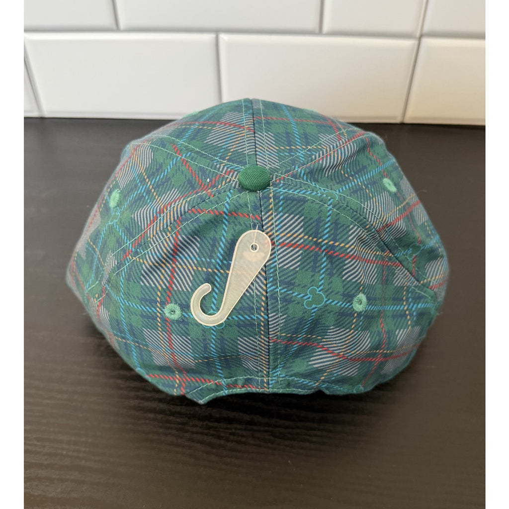 Disney Parks Plaid Mickey Mouse Golfer Baseball Cap Hat - NEW