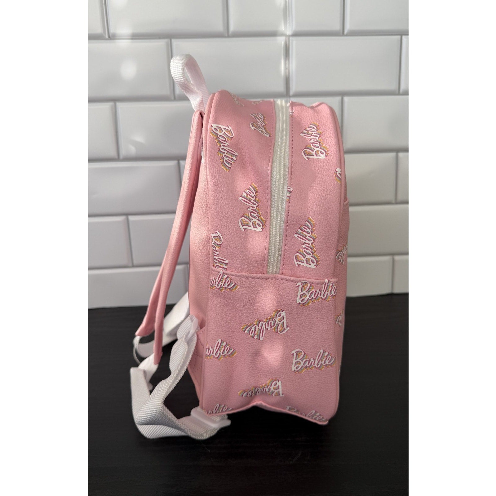 NEW Barbie Pink Logo Mini Backpack and Coin Purse Set