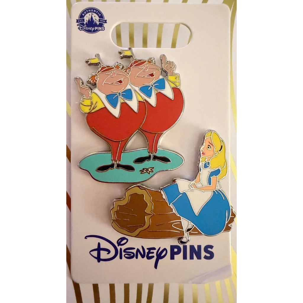 NEW Disney Parks 2024 Alice in Wonderland 2-Pin Set